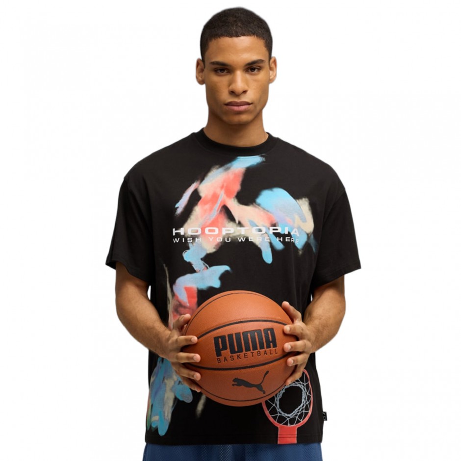 PUMA HOOPTOPIA BREAK FAST TEE 632881-01 Black
