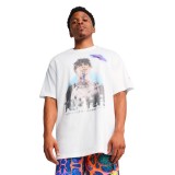 Ανδρικό T-Shirt Λευκό - PUMA Melo Alien Skins Εικόνα 