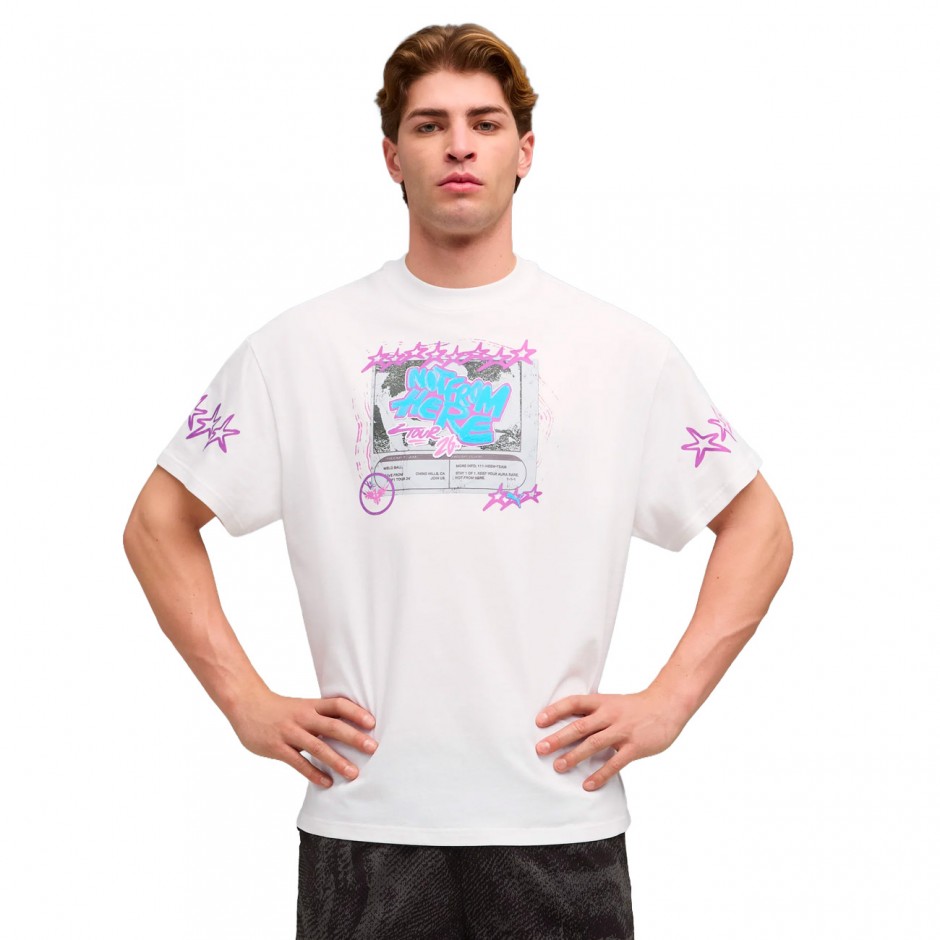 PUMA MELO X HIVE TEE II 634610-01 White