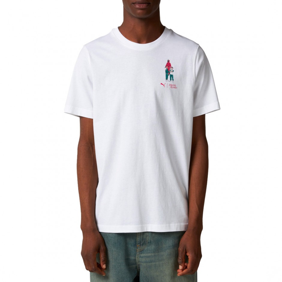 Ανδρικό T-Shirt Λευκό - Puma x Squid Game