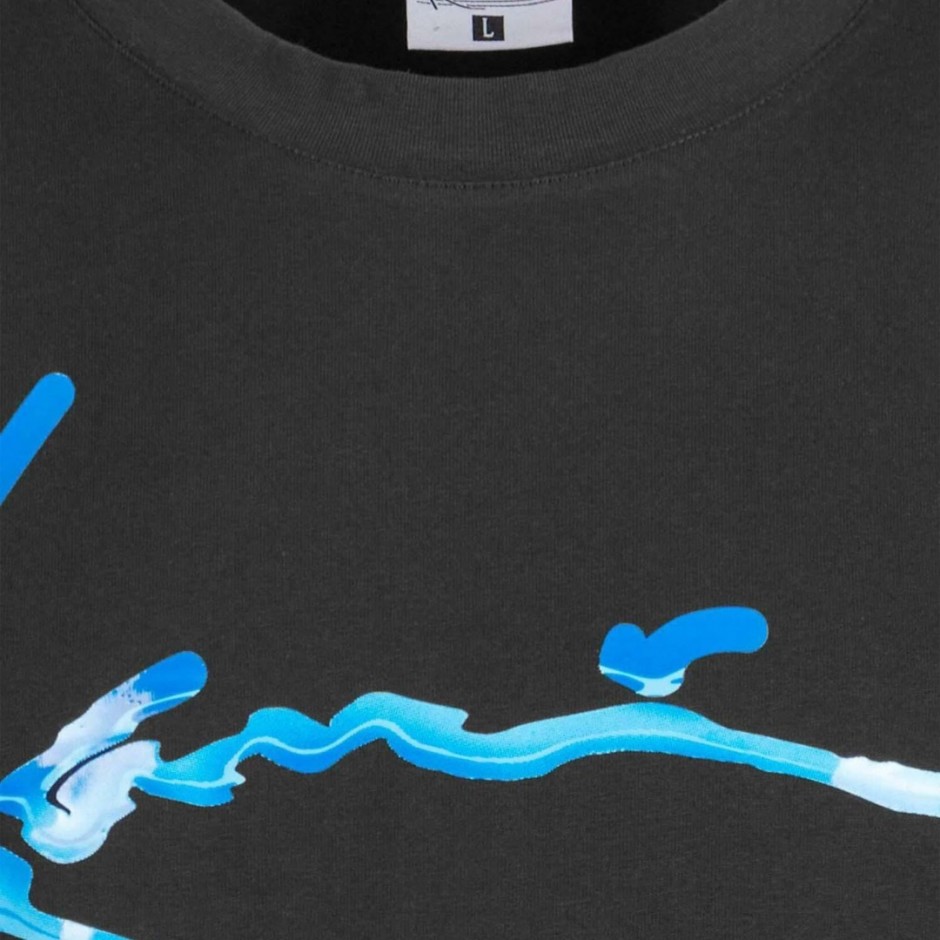 Ανδρικό T-Shirt Μαύρο - Karl Kani Water Signature