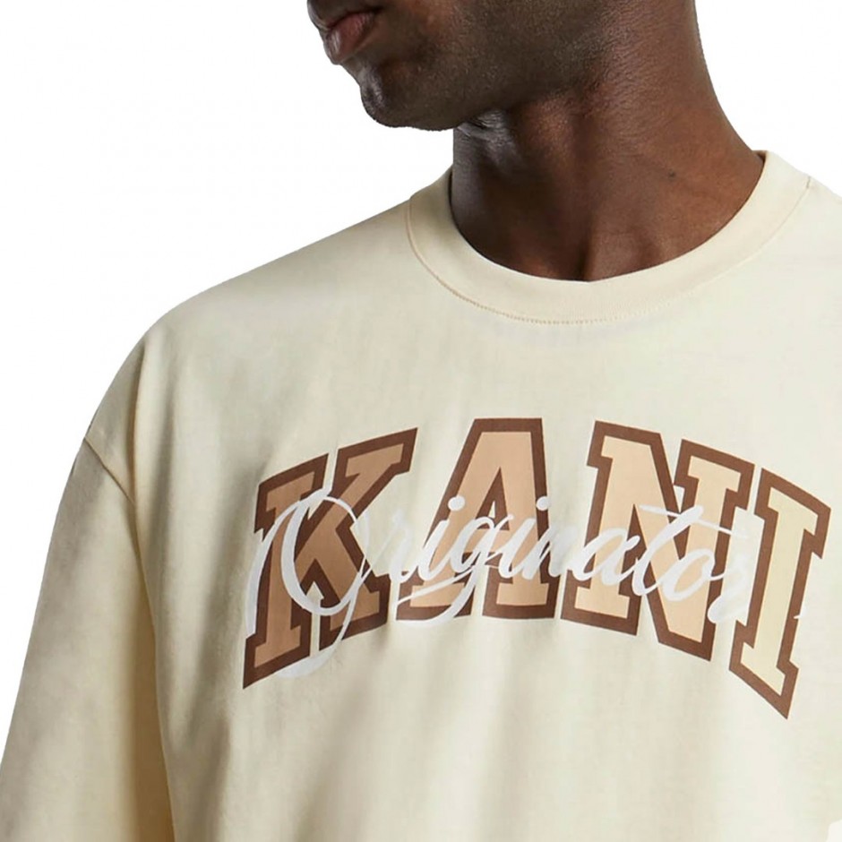 Ανδρικό T-Shirt Εκρού - Karl Kani Serif Originator