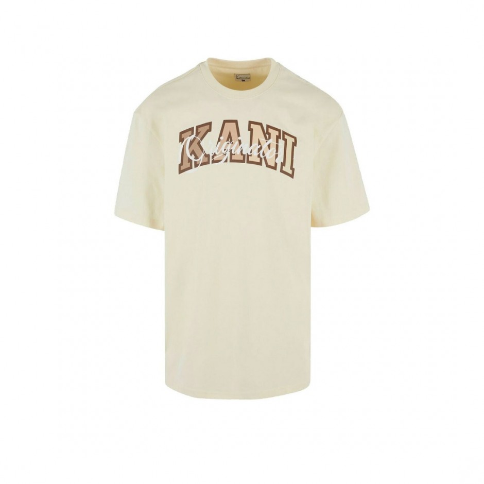 Ανδρικό T-Shirt Εκρού - Karl Kani Serif Originator