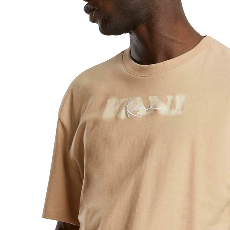 Ανδρικό T-Shirt Μπεζ - Karl Kani Signature Retro