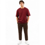 Ανδρικό T-Shirt Μπορντό - Karl Kani Small Signature Essential Pinstripe Εικόνα 3