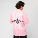 KARL KANI WOVEN SIGNATURE RESIST LOVE TEE KM251-017-1-PINK Pink Image 0