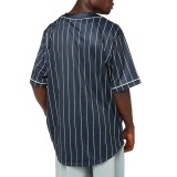 KARL KANI PINSTRIPE BASEBALL JERSEY KM253-003-1-BLUE Blue Image 0