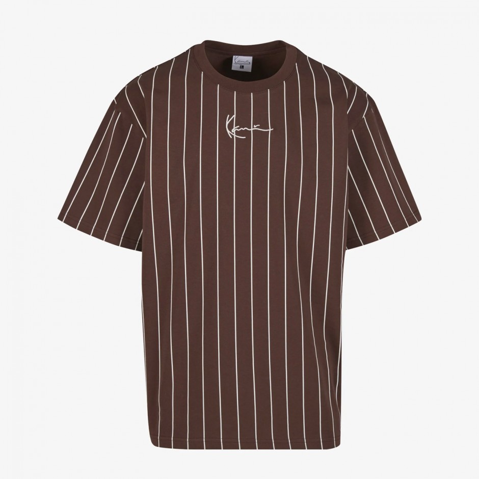 Ανδρικό T-Shirt Καφέ - Karl Kani Small Signature Essential