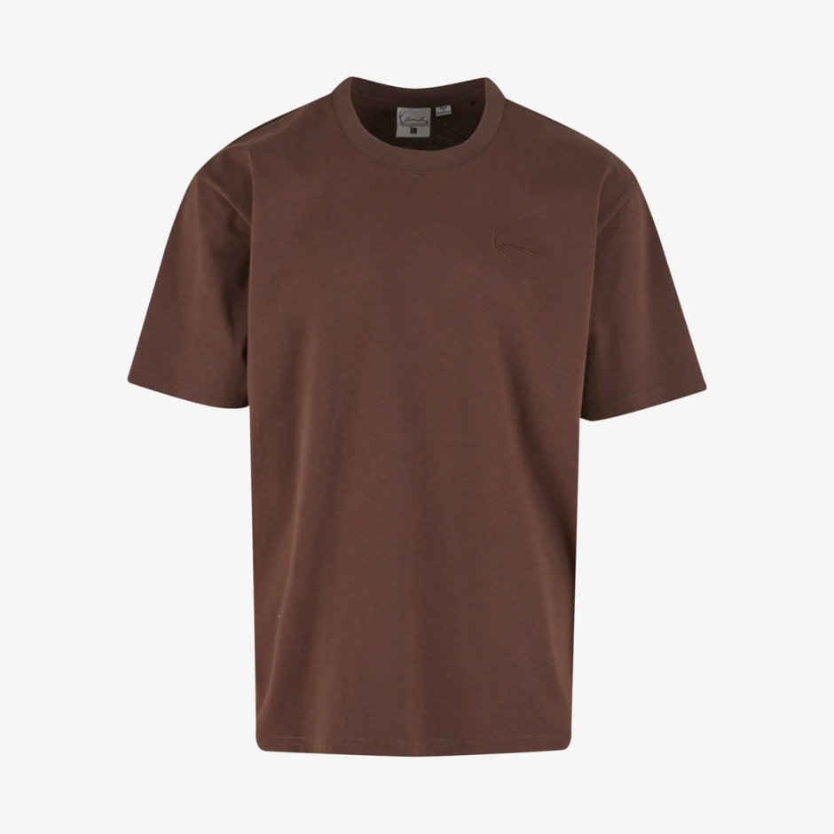 Ανδρικό T-Shirt Καφέ - Karl Kani Slogan Boxy