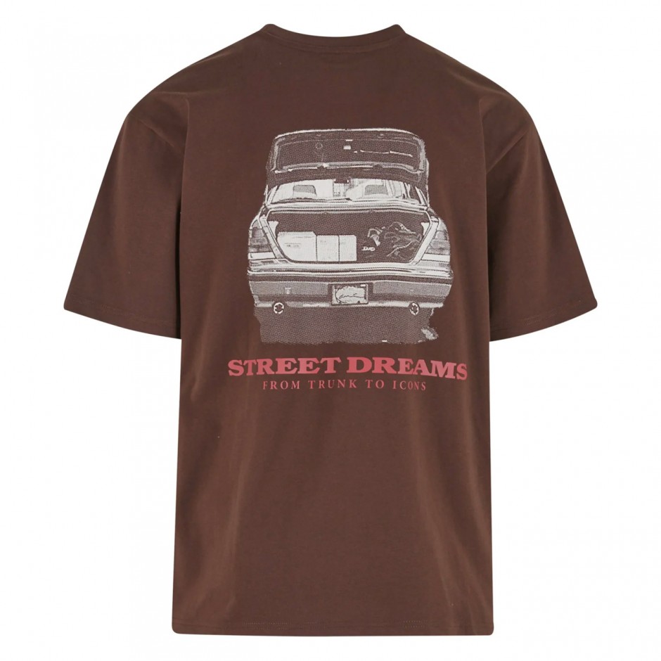 Ανδρικό T-Shirt Καφέ - Karl Kani Slogan Boxy