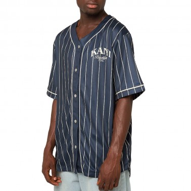Ανδρικό Πουκάμισο Μπλε - Karl Kani Pinstripe
