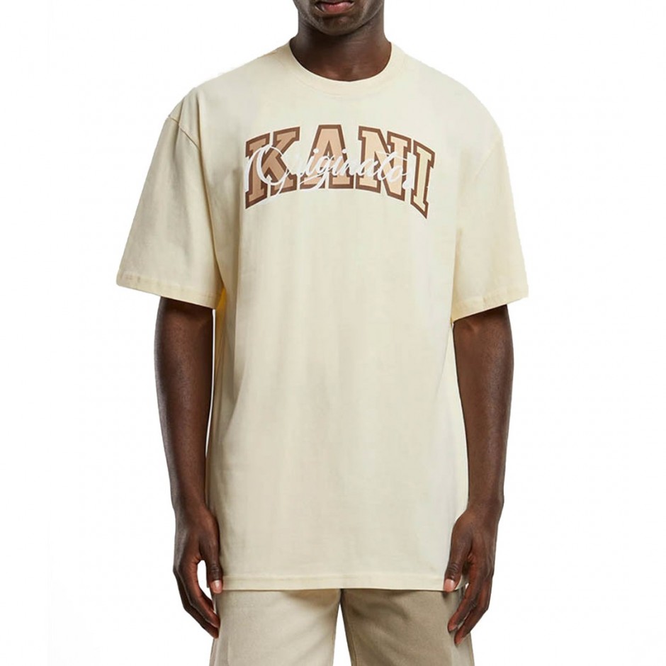 Ανδρικό T-Shirt Εκρού - Karl Kani Serif Originator