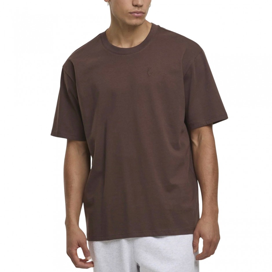 Ανδρικό T-Shirt Καφέ - Karl Kani Slogan Boxy