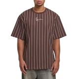 Ανδρικό T-Shirt Καφέ - Karl Kani Small Signature Essential Εικόνα 