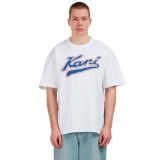 Ανδρικό T-Shirt Λευκό - Karl Kani Varsity Print Εικόνα 