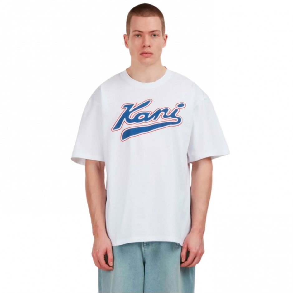 Ανδρικό T-Shirt Λευκό - Karl Kani Varsity Print