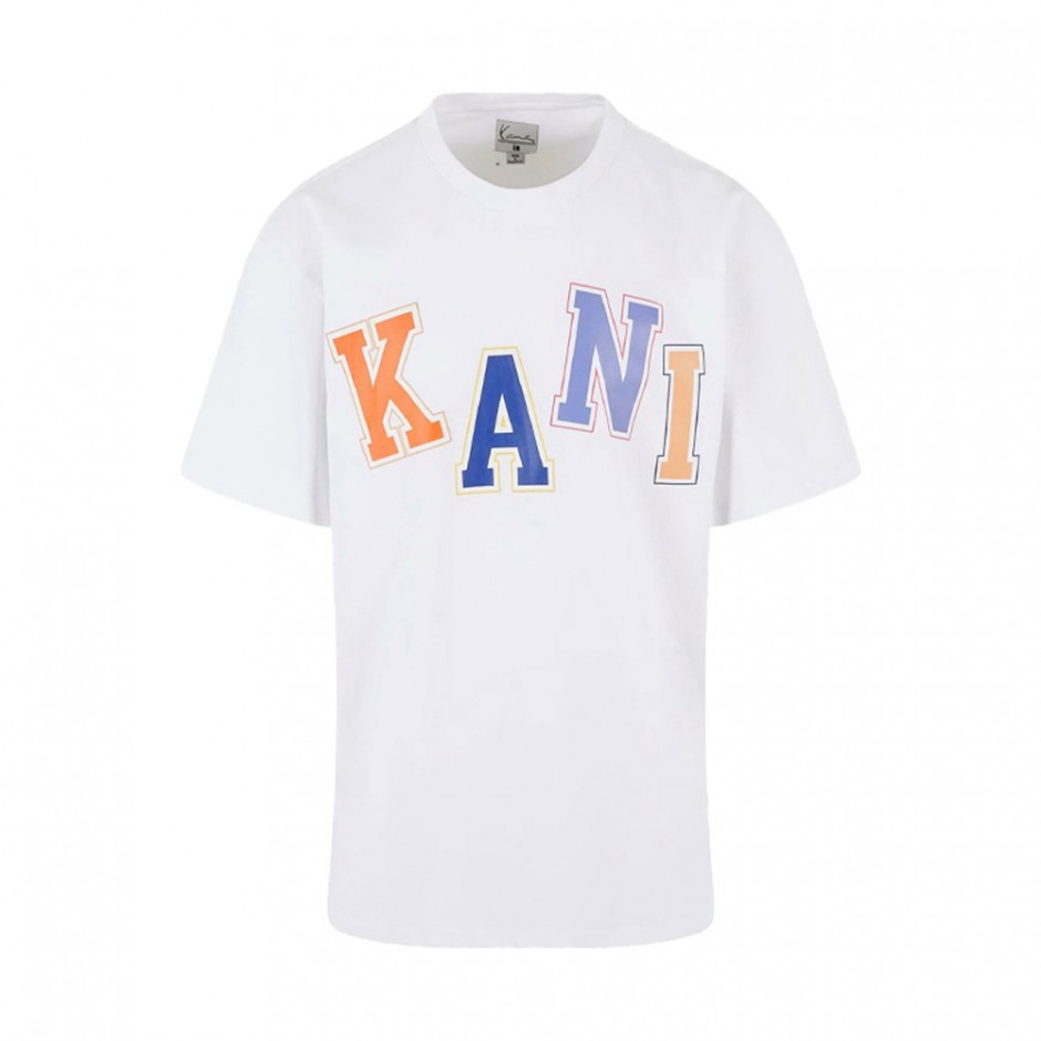 Ανδρικό T-Shirt Λευκό - Karl Kani Woven Signature Multicolor Logo