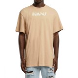 Ανδρικό T-Shirt Μπεζ - Karl Kani Signature Retro Εικόνα 
