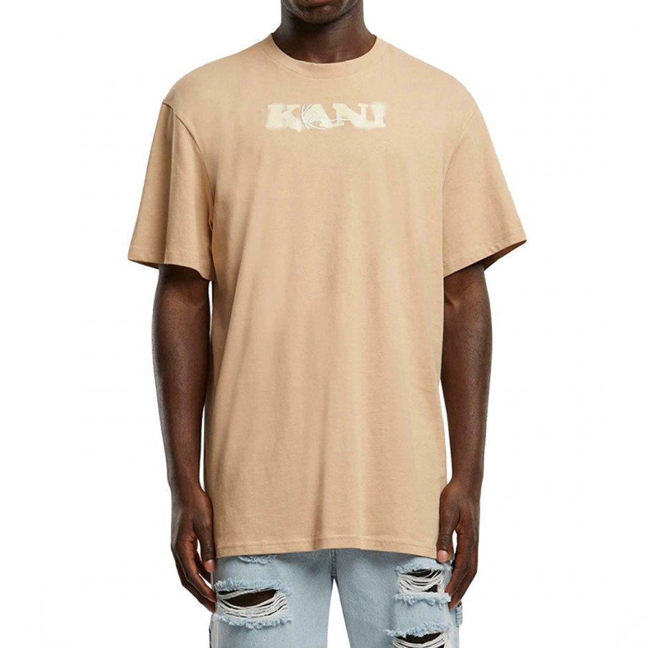Ανδρικό T-Shirt Μπεζ - Karl Kani Signature Retro