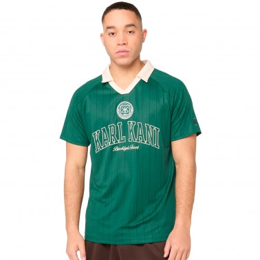 Ανδρικό T-Shirt Πράσινο - Karl Kani Shadow Pinstripe Soccer Jersey