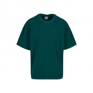 Ανδρικό T-Shirt Πράσινο - Karl Kani Signature Washed Oversized