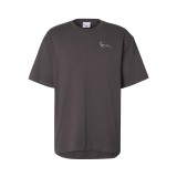 KARL KANI SIGNATURE HOOP OVERSIZED T-SHIRT KM263-034-2-GREY Grey Image 