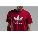 adidas Originals TREFOIL T-SHIRT DX3609 Κόκκινο Εικόνα 1
