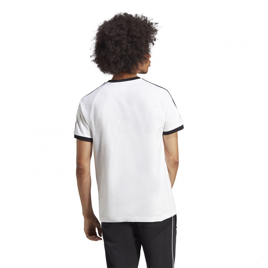 Ανδρικό T-Shirt Λευκό - adidas Originals Adicolor Classics 3-Stripes