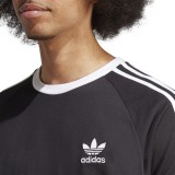 adidas Originals 3-STRIPES TEE IA4845 Black Image 1