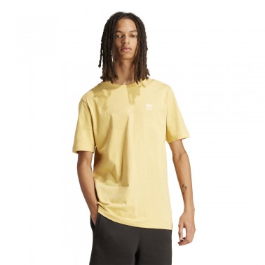 Ανδρικό T-Shirt Κίτρινο - adidas Originals Trefoil Essentials