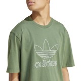 adidas Originals Adicolor Outline Trefoil Πράσινο - Ανδρικό T-Shirt Εικόνα 1