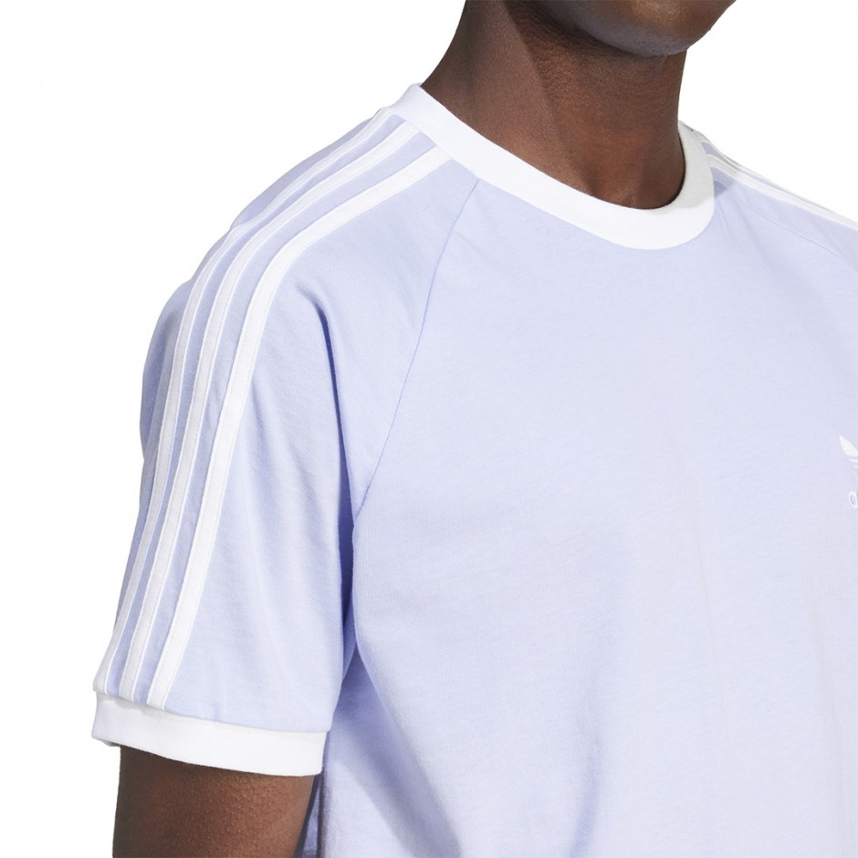 Ανδρικό T-Shirt Λιλά - adidas Originals Adicolor Classics 3-Stripes