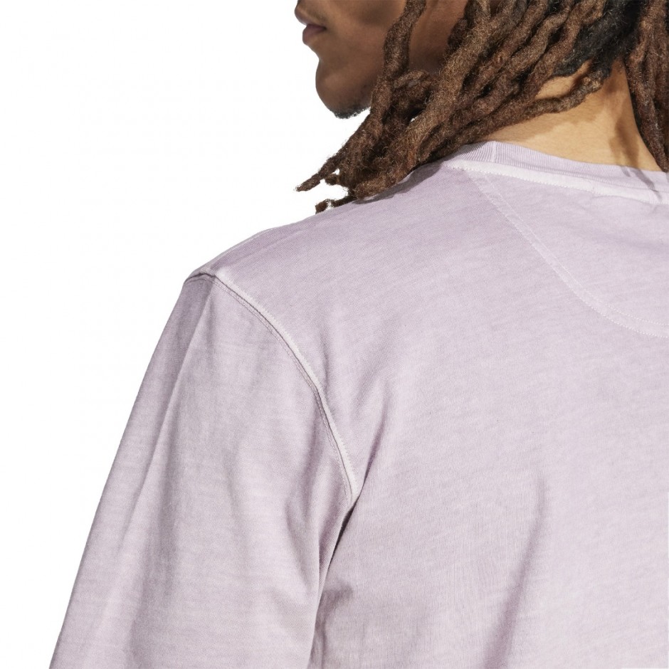 Ανδρικό T-Shirt Μωβ - adidas Originals Trefoil Essentials+ Dye Pocket