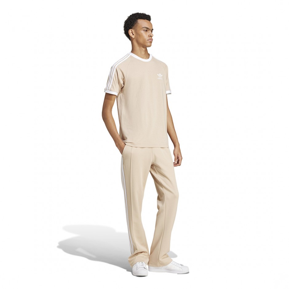 Ανδρικό T-Shirt Μπεζ - adidas Originals Adicolor Classics 3-Stripes