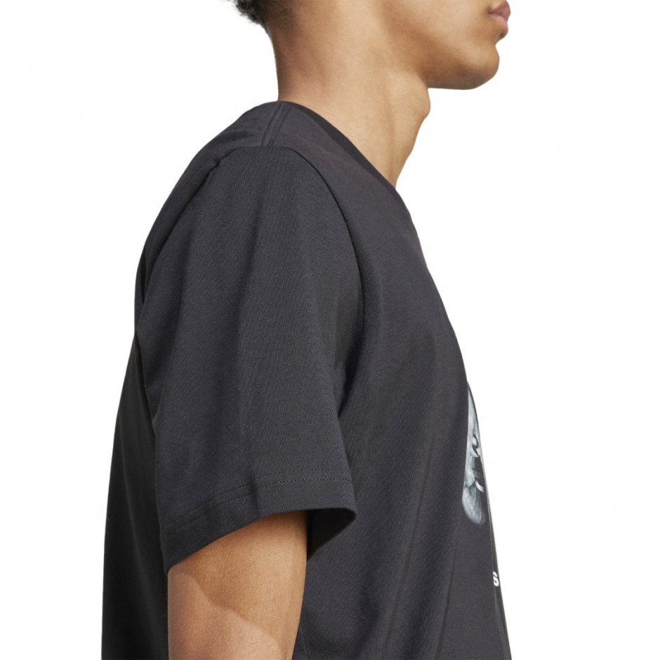 Ανδρικό T-Shirt Μαύρο - adidas Originals Training Supply Street Tee 5