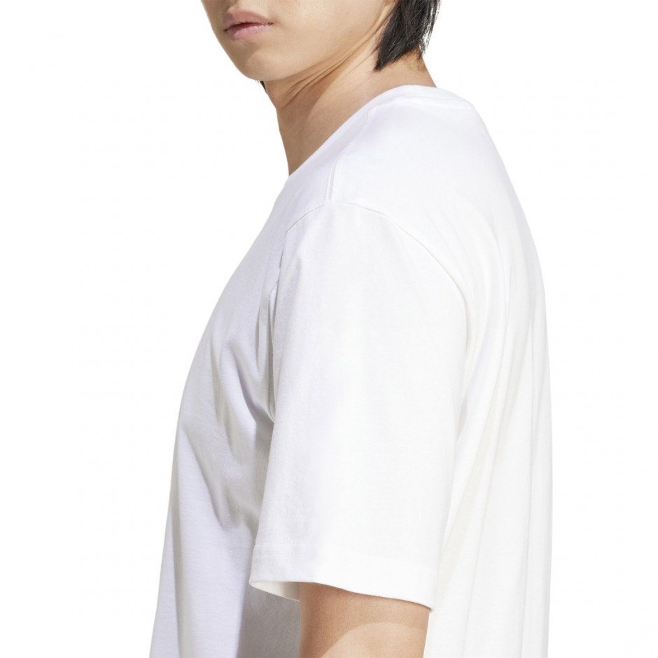 Ανδρικό T-Shirt Λευκό - adidas Originals Training Supply Street Tee 5