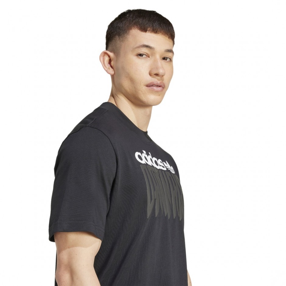 Ανδρικό T-Shirt Μαύρο - adidas Originals Graphic Loose