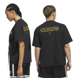 Ανδρικό T-Shirt Μαύρο - adidas Originals Worldwide Hoops Εικόνα 5