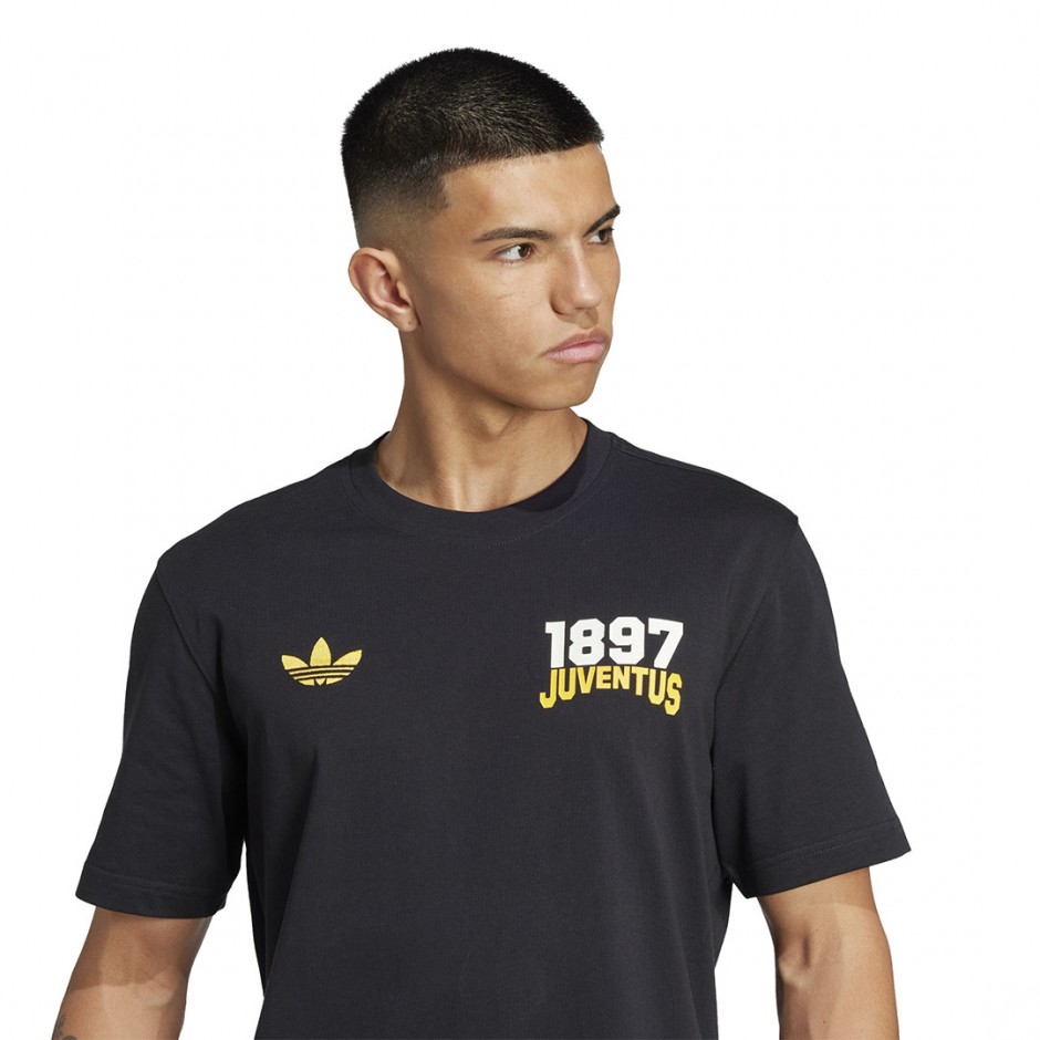 Ανδρικό T-Shirt Μαύρο - adidas Originals Juventus VRCT