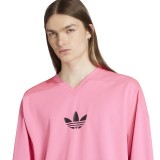Ανδρική Μακρυμάνικη Μπλούζα Φούξια - adidas Originals Adicolor Mesh Εικόνα 1