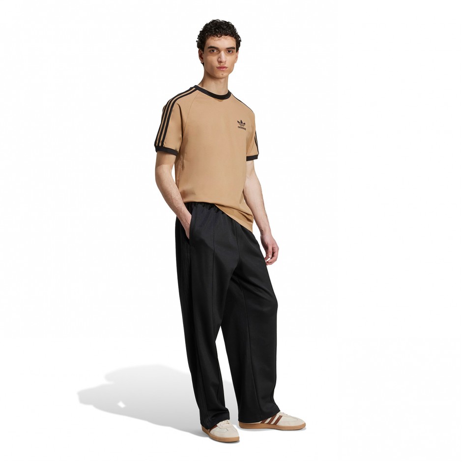 Ανδρικό T-Shirt Μπεζ - adidas Originals Adicolor Classics 3-Stripes