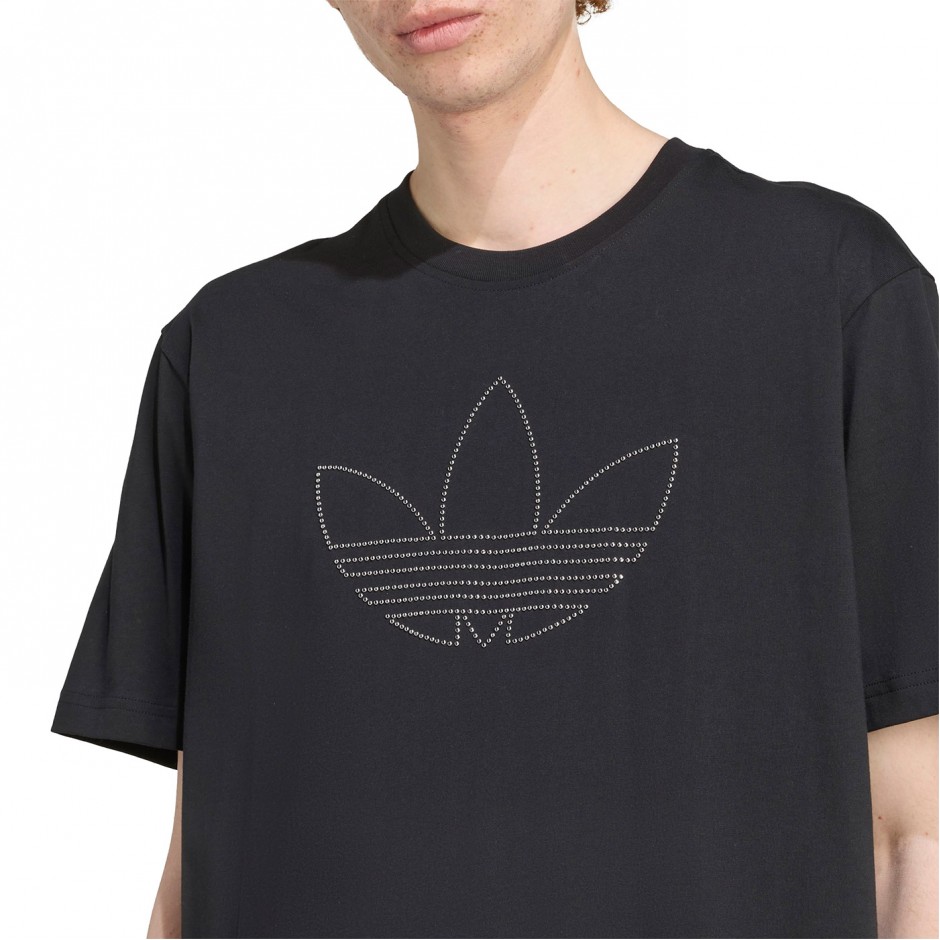 Ανδρικό T-Shirt Μαύρο - adidas Originals Studded