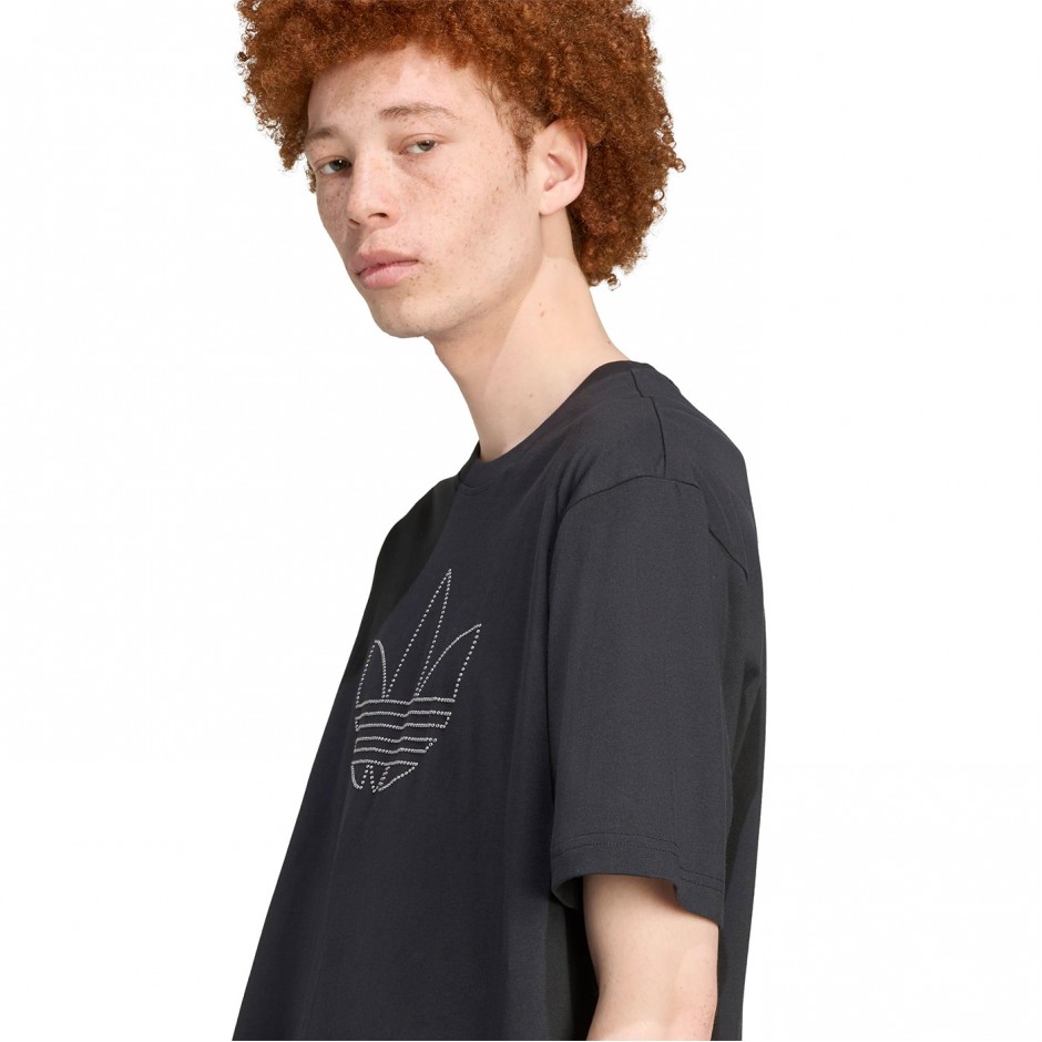 Ανδρικό T-Shirt Μαύρο - adidas Originals Studded
