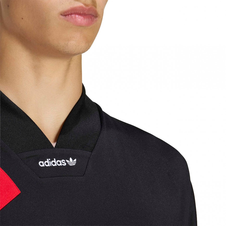 Ανδρικό T-Shirt Μαύρο - adidas Originals Adicolor Blocked Jersey