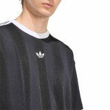 Men's T-Shirt Black - adidas Originals Adicolor Jacquard Jersey Image 1