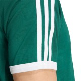 Ανδρικό T-Shirt Πράσινο - adidas Originals 3-Stripes Slim Ringer Εικόνα 2