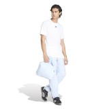 Men's T-Shirt White - adidas Originals Chest Stripes Engineered Image 3
