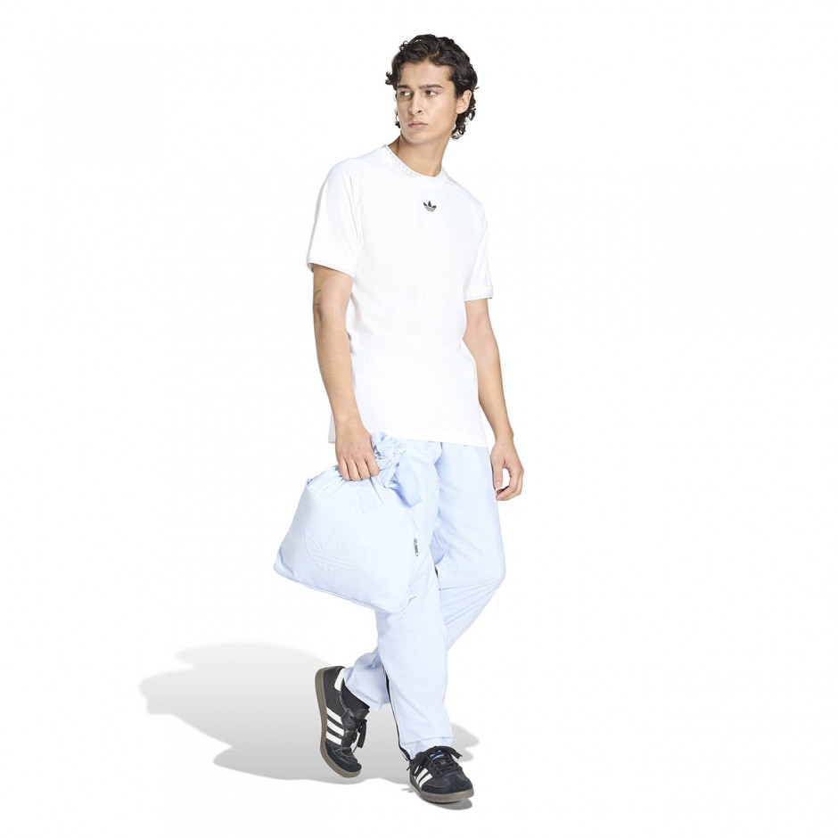 Men's T-Shirt White - adidas Originals Chest Stripes Engineered