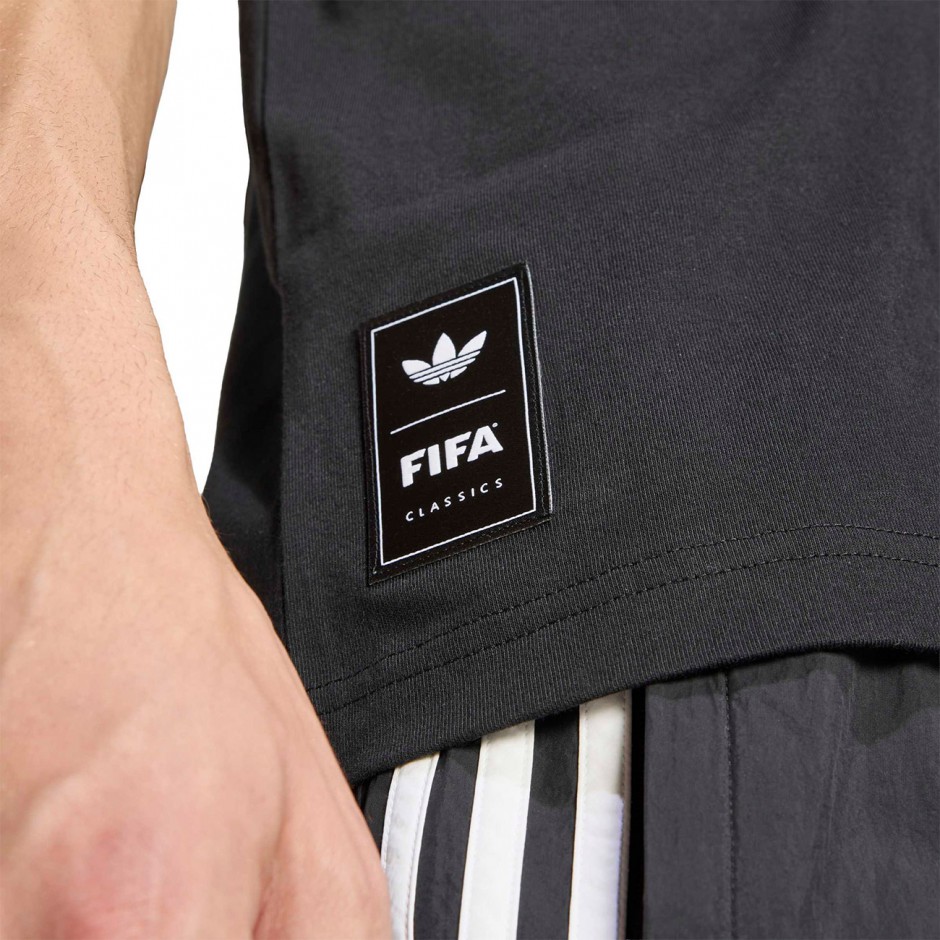 Ανδρικό T-Shirt Μαύρο - adidas Originals Archive Football Graphic