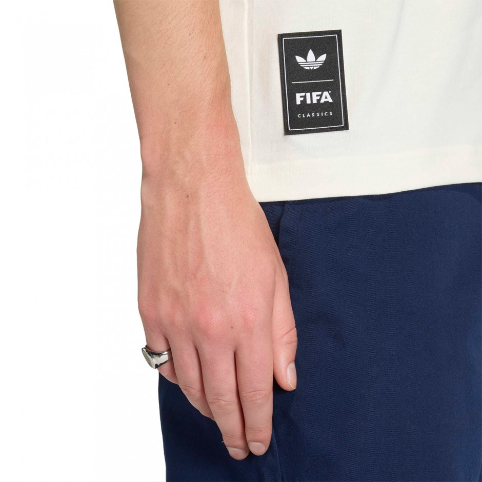 Men's T-Shirt Ecru - adidas Originals Flag GFX